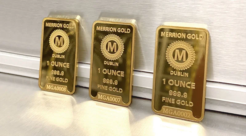 بيع جميع احجام السبائك الذهبية في الامارات