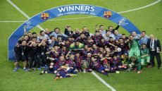 آخر مرة فاز فيها برشلونة بلقب دوري أبطال أوروبا.