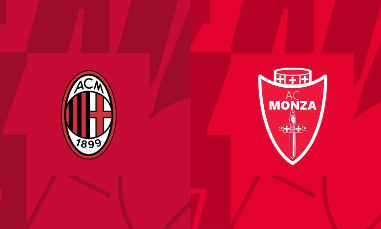 مباراة ميلان ومونزا في بطولة الدوري الإيطالي
