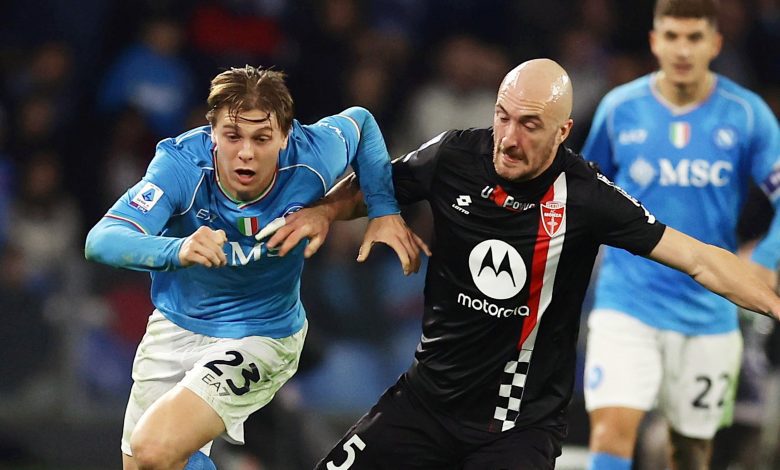 نتيجة مباراة نابولي ومونزا في الدوري الإيطالي