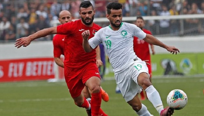 السعودية ضد فلسطين مباراة ودية