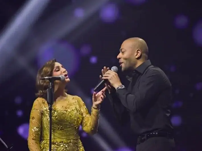 حفل أنغام وتامر عاشور بث مباشر