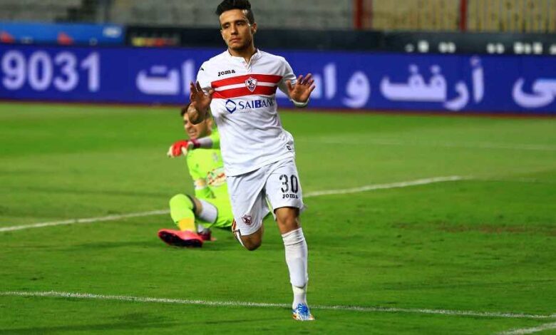 إصابة لاعب الزمالك قبل مواجهة الوحدة الإمارات